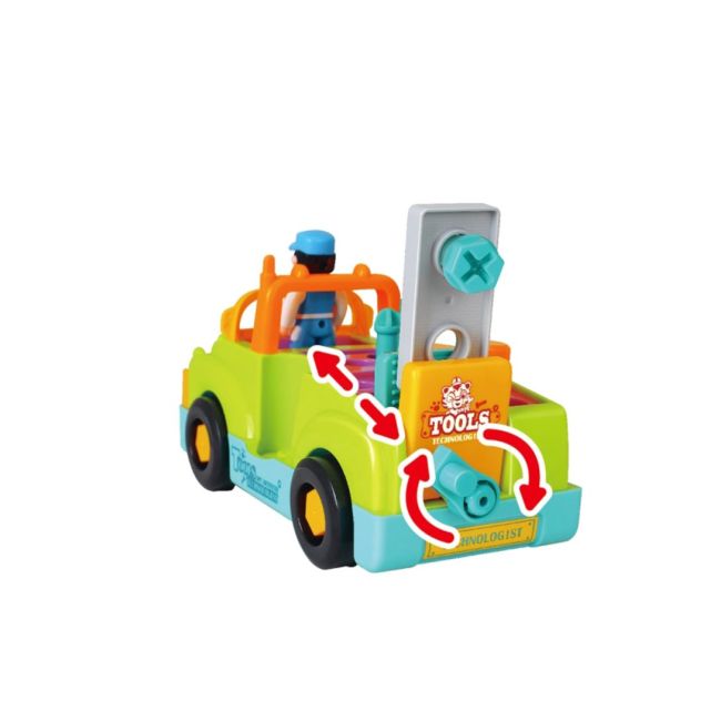 CAMIONUL PLIN CU SCULE AL MICULUI MECANIC CU LUMINI SI SUNETE VIV6109