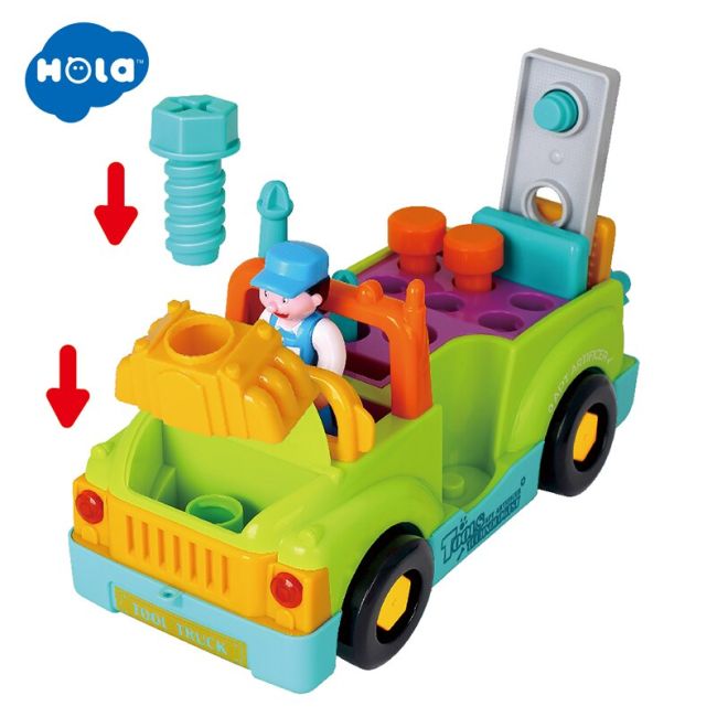 CAMIONUL PLIN CU SCULE AL MICULUI MECANIC CU LUMINI SI SUNETE VIV6109