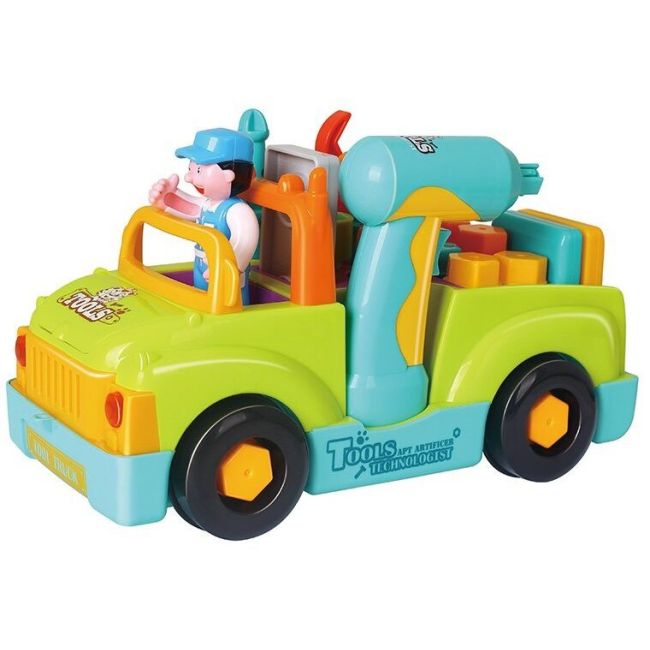 CAMIONUL PLIN CU SCULE AL MICULUI MECANIC CU LUMINI SI SUNETE VIV6109