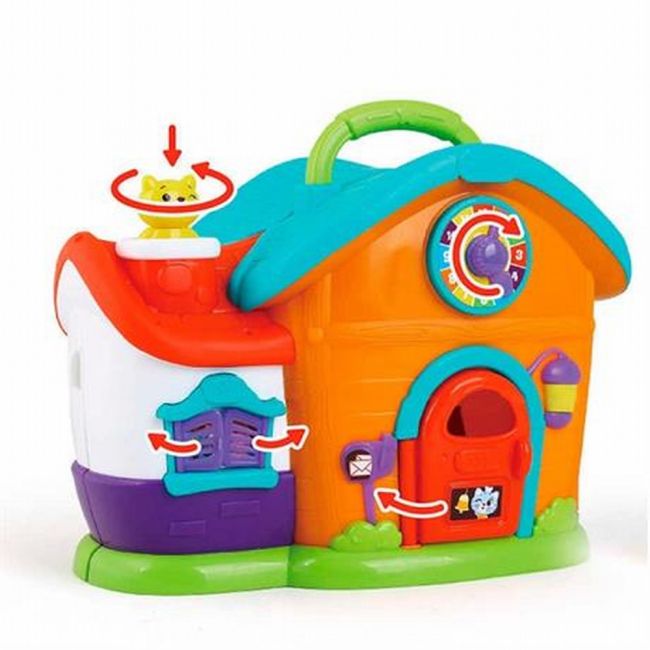 CASUTA CU PAPUSA SI ACCESORII CU LUMINI SI SUNETE VIV3128A
