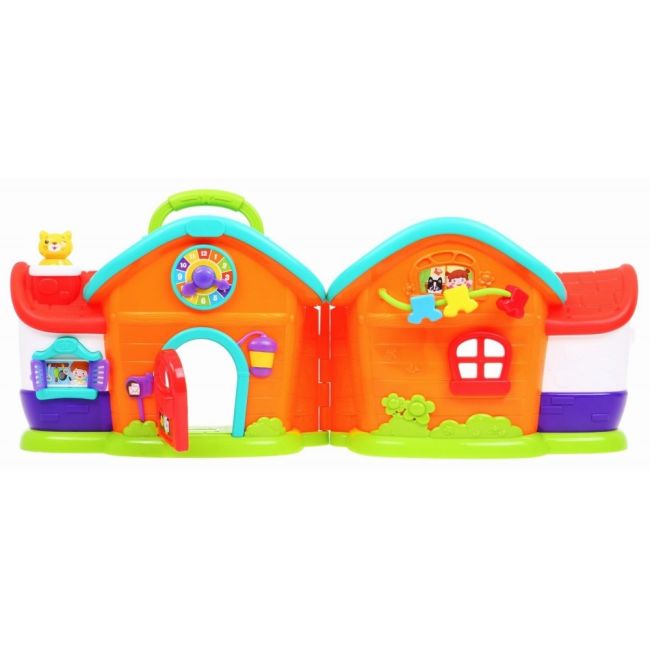 CASUTA CU PAPUSA SI ACCESORII CU LUMINI SI SUNETE VIV3128A