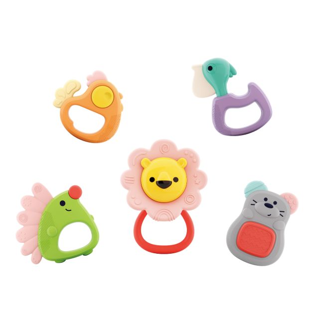 SET 5 JUCARII PENTRU DENTITIE IN CUTIE FOREST BABY VIVE318A
