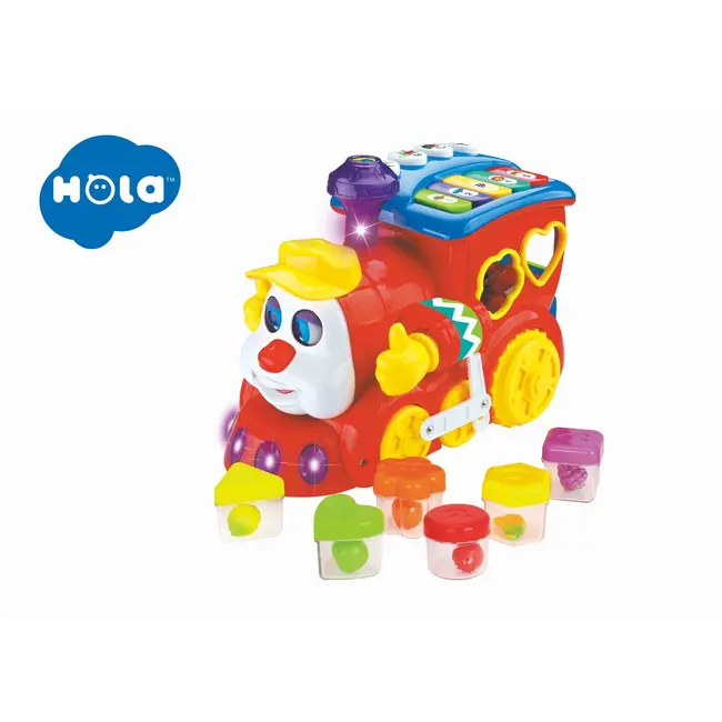 TRENULET EDUCATIV CU FORME SUNETE SI LUMINI VIV556