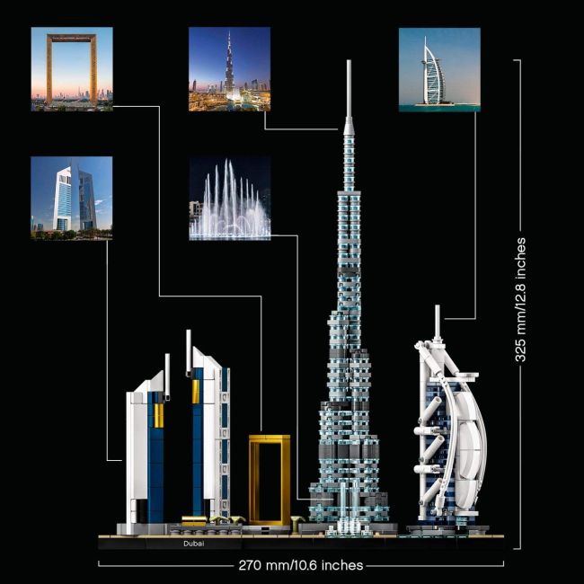 LEGO ARCHITECTURE  DUBAI 21052 VIVLEGO21052