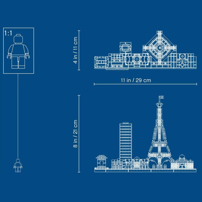 LEGO ARCHITECTURE  PARIS 21044 VIVLEGO21044