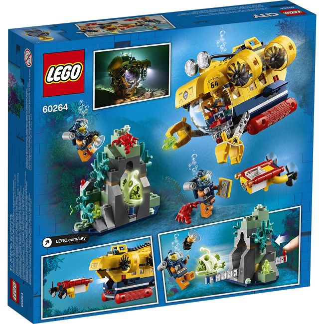 LEGO CITY  SUBMARIN DE EXPLORARE A OCEANULUI 60264 VIVLEGO60264