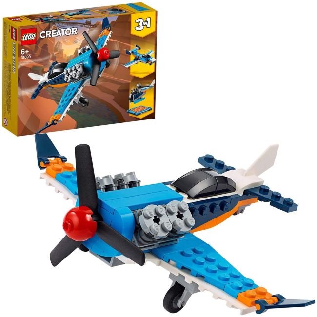 LEGO CREATOR AVION CU ELICE 31099 VIVLEGO31099