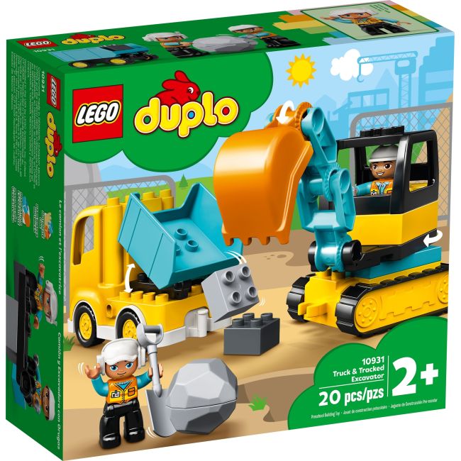 LEGO DUPLO  CAMION SI EXCAVATOR PE SENILE 10931 VIVLEGO10931