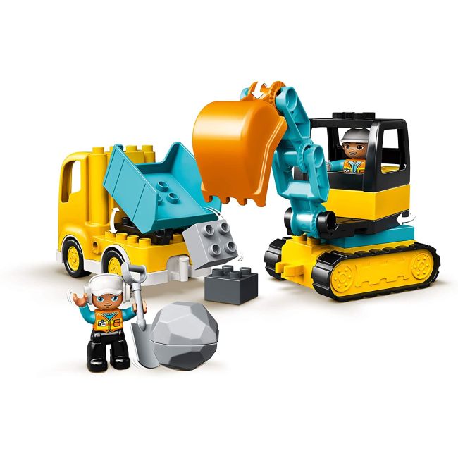 LEGO DUPLO  CAMION SI EXCAVATOR PE SENILE 10931 VIVLEGO10931
