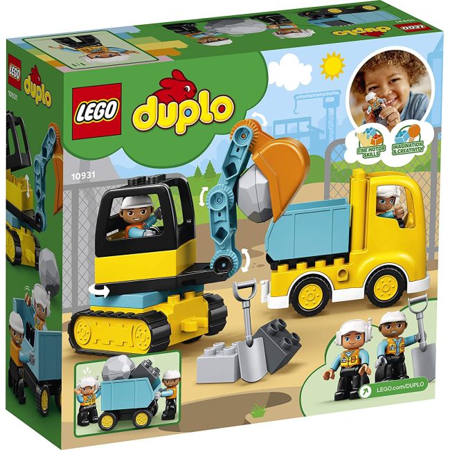 LEGO DUPLO  CAMION SI EXCAVATOR PE SENILE 10931 VIVLEGO10931
