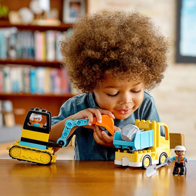 LEGO DUPLO  CAMION SI EXCAVATOR PE SENILE 10931 VIVLEGO10931