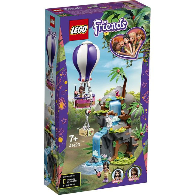 LEGO FRIENDS  SALVAREA TIGRULUI DIN JUNGLA CU BALONUL DE AER CALD 41423 VIVLEGO41423
