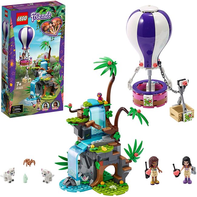 LEGO FRIENDS  SALVAREA TIGRULUI DIN JUNGLA CU BALONUL DE AER CALD 41423 VIVLEGO41423