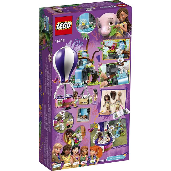 LEGO FRIENDS  SALVAREA TIGRULUI DIN JUNGLA CU BALONUL DE AER CALD 41423 VIVLEGO41423