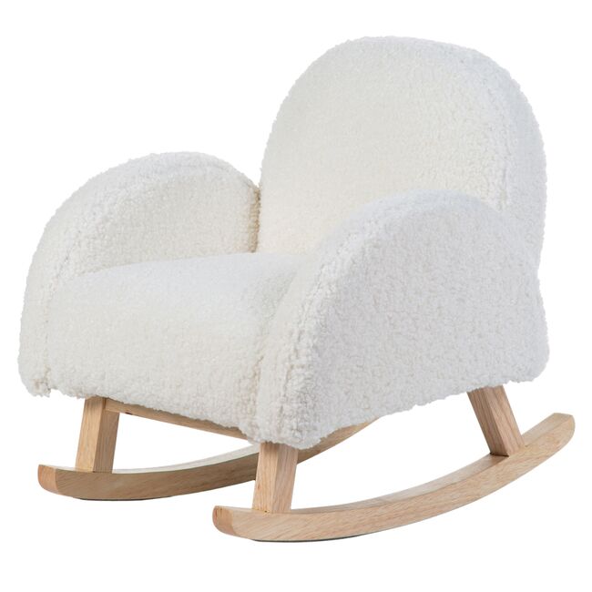 Scaun balansoar pentru copii Childhome Teddy Alb ERF5420007159450