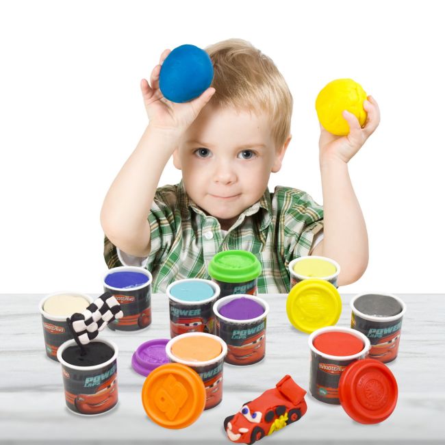 SET 10 CUTII CU PLASTILINA CARS VIV1045-03576