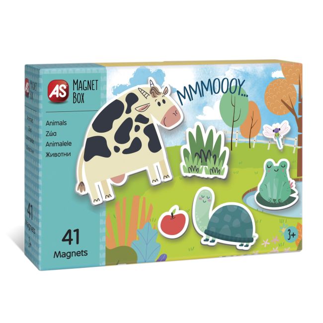 CUTIE MAGNETICA ANIMALE CU 41 DE PIESE VIV1029-64036