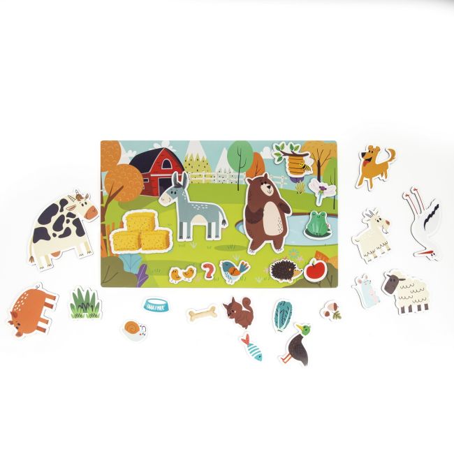 CUTIE MAGNETICA ANIMALE CU 41 DE PIESE VIV1029-64036
