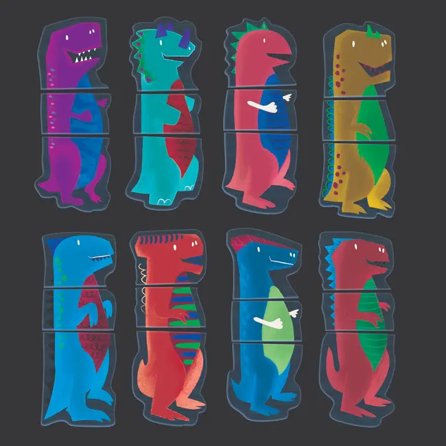CUTIE UNIVERSUL DINOZAURILOR CU 24 PIESE DIN LEMN SI MAGNETICE VIV1029-64043
