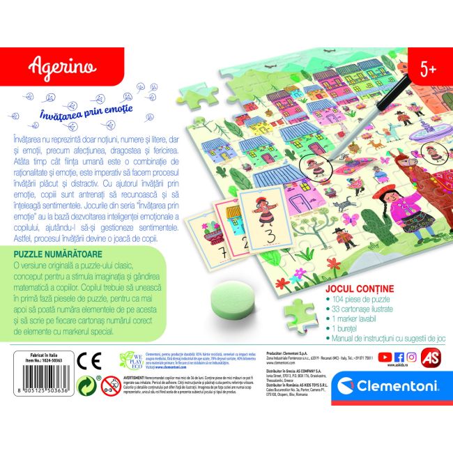 AGERINO PUZZLE NUMARATOARE VIV1024-50363