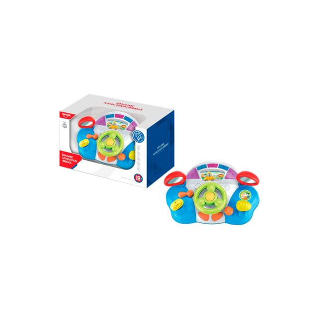 CONSOLA BEBE BORD MASINA CU VOLAN MUZICAL SI CU MULTE FUNCTIUNI VIVHE0507