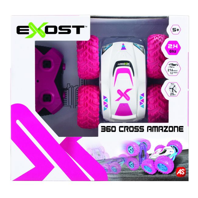 MASINA CU TELECOMANDA EXOST RC SCARA 1:18 360 CROSS AMAZONE VIV7530-20260