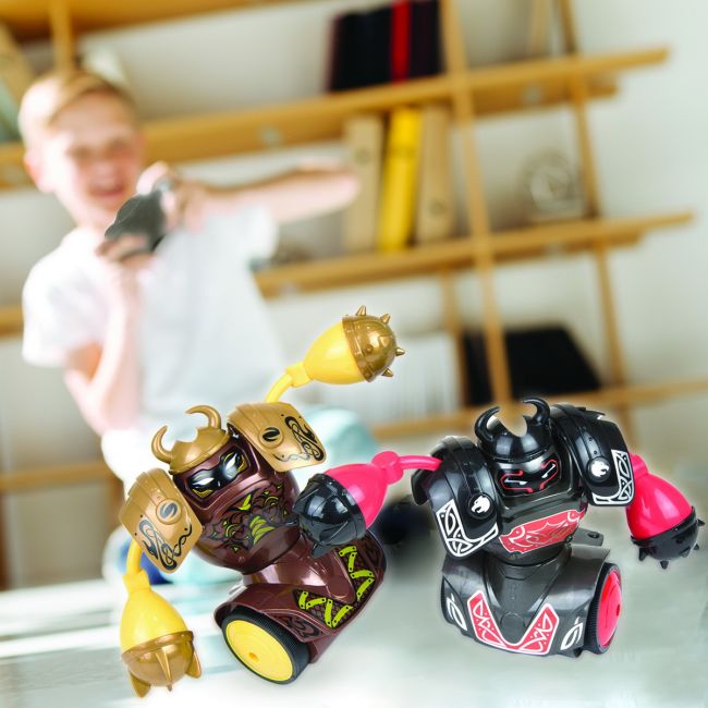 SET 2 ROBOTI LUPTATORI CU TELECOMANDA ROBO KOMBAT VIKING VIV7530-88059