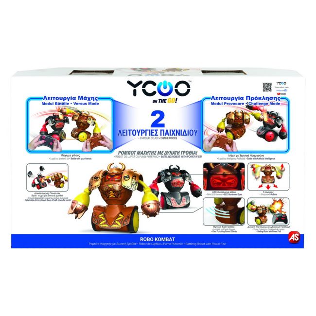 SET 2 ROBOTI LUPTATORI CU TELECOMANDA ROBO KOMBAT VIKING VIV7530-88059