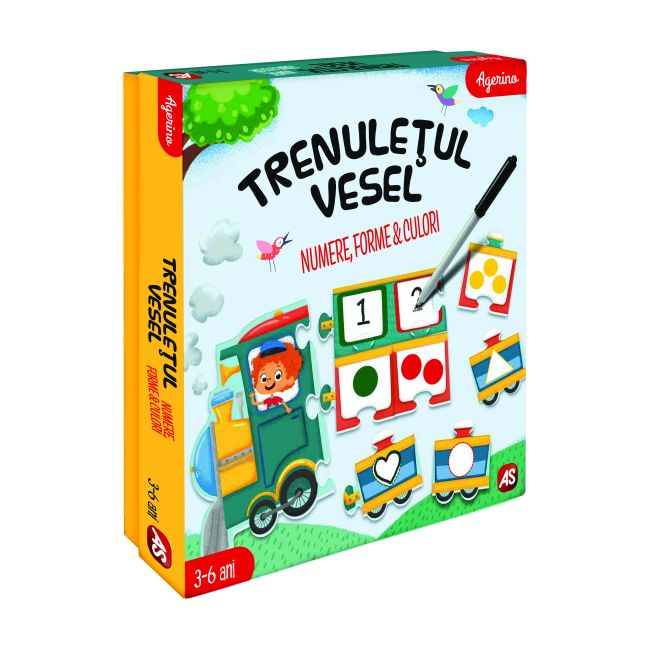 TRENULETUL VESEL NUMERE FORME CULORI VIV1024-50555