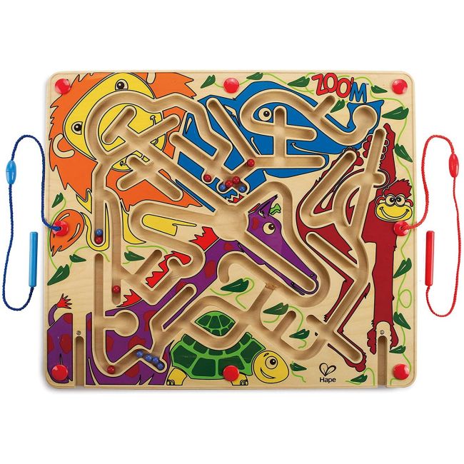HAPE LABIRINT MAGNETIC ZOO&#39;M - DISTRACTIE LA DUBLU VIVHapeE1706