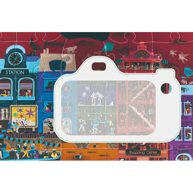HAPE PUZZLE ORASUL ANIMAT VIVHapeE1629