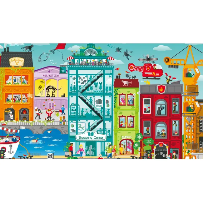 HAPE PUZZLE ORASUL ANIMAT VIVHapeE1629