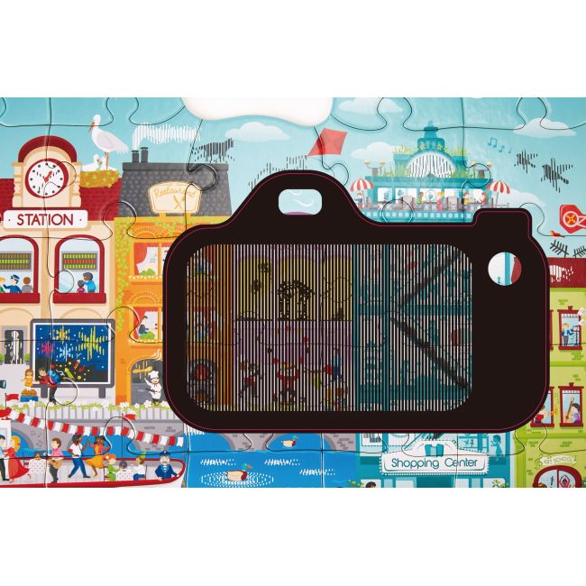HAPE PUZZLE ORASUL ANIMAT VIVHapeE1629