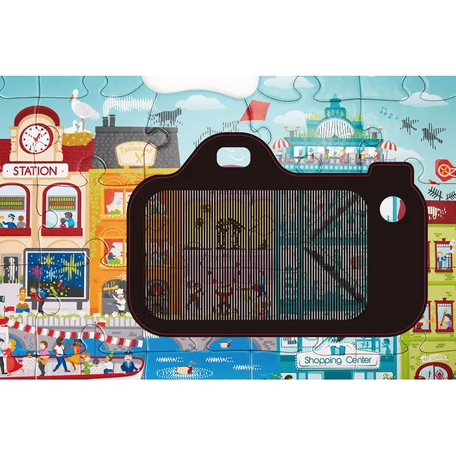 HAPE PUZZLE ORASUL ANIMAT VIVHapeE1629