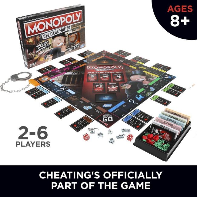 MONOPOLY CHEATERS EDITION LIMBA ROMANA VIVE1871