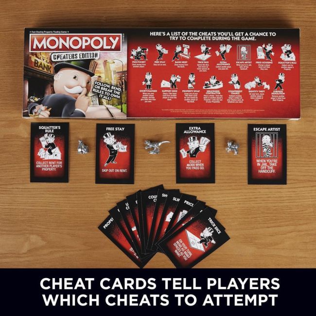 MONOPOLY CHEATERS EDITION LIMBA ROMANA VIVE1871