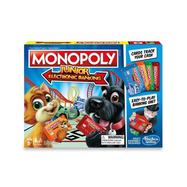 MONOPOLY JUNIOR BANCA ELECTRONICA LIMBA ROMANA VIVE1842