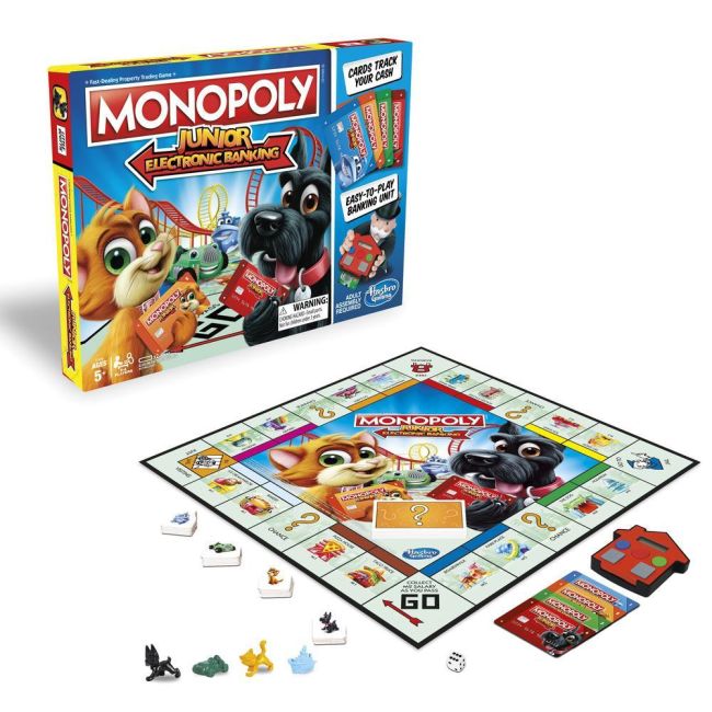 MONOPOLY JUNIOR BANCA ELECTRONICA LIMBA ROMANA VIVE1842
