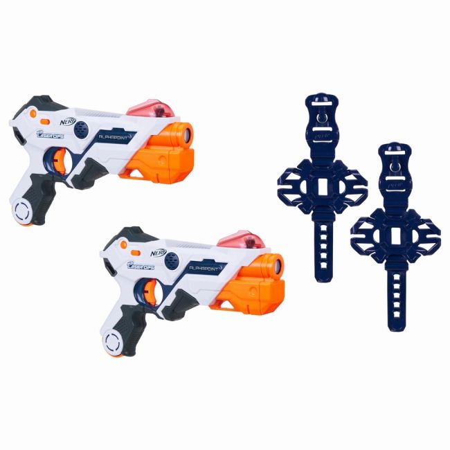 NERF SET 2 BLASTERE LASER OPS PRO ALPHAPOINT VIVE2281