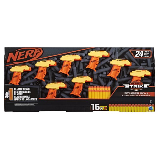 NERF ALPHA STRIKE SET 8 BLASTERE STINGER SD1 VIVE8311