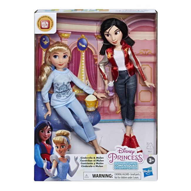 SET DISNEY PAPUSI PRINTESE CENUSEREASA SI MULAN VIVE7356_E7414