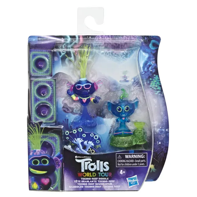 TROLLS SET 2 FIGURINE TECHNO REEF BOBBLE VIVE7955_42089