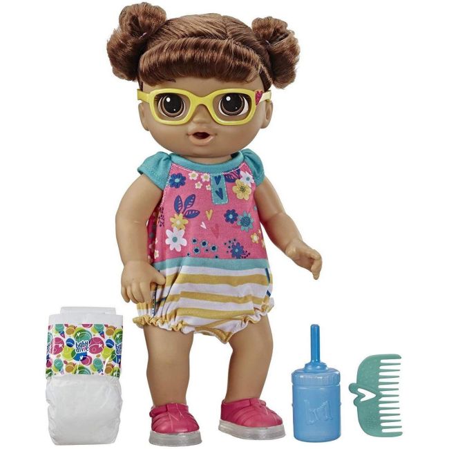 BEBELUS SATEN BABY ALIVE PASESTE SI PANTOFII VOR LUMINA VIVE5248