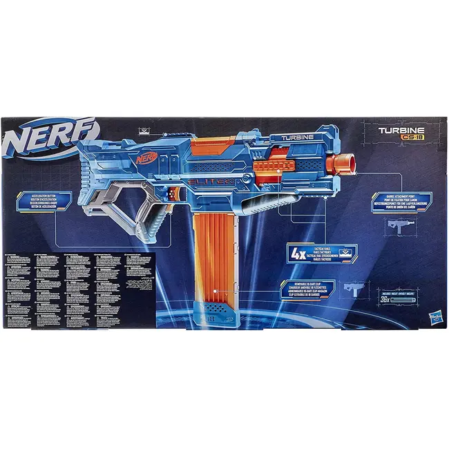 NERF BLASTER ELITE 2.0 TURBINE CS-18 VIVE9481