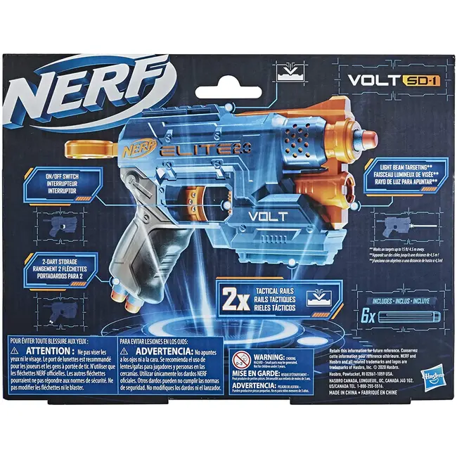 NERF ELITE 2.0 BLASTER VOLT SD1 VIVE9952