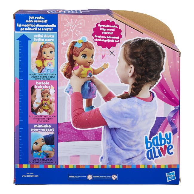 PAPUSA SURPRIZA BABY ALIVE CARE CHIAR CRESTE SI VORBESTE IN LIMBA ROMANA VIVE8199