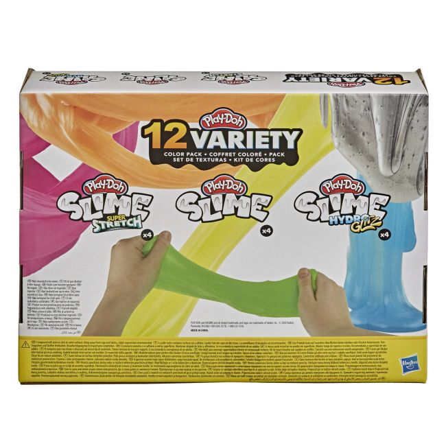 PLAY-DOH SET 12 SLIME-URI CU DIFERITE CULORI SI TEXTURI VIVE8998