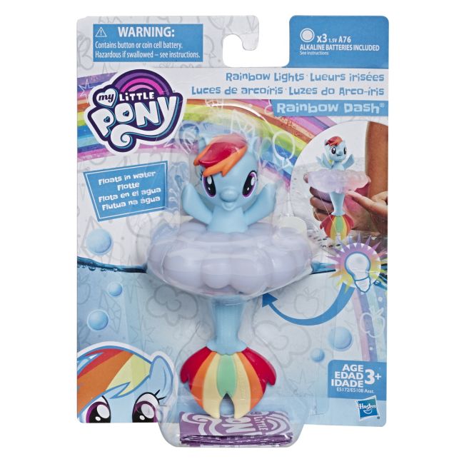 PONEI SIRENA RAINBOW DASH CU LUMINI CURCUBEU VIVE5108_E5172