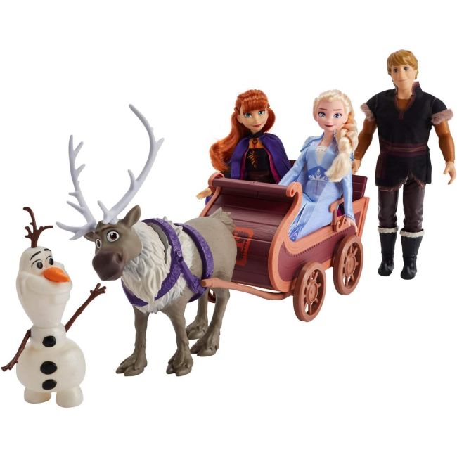 SET FROZEN2 CU SANIE SI PAPUSI VIVE5517