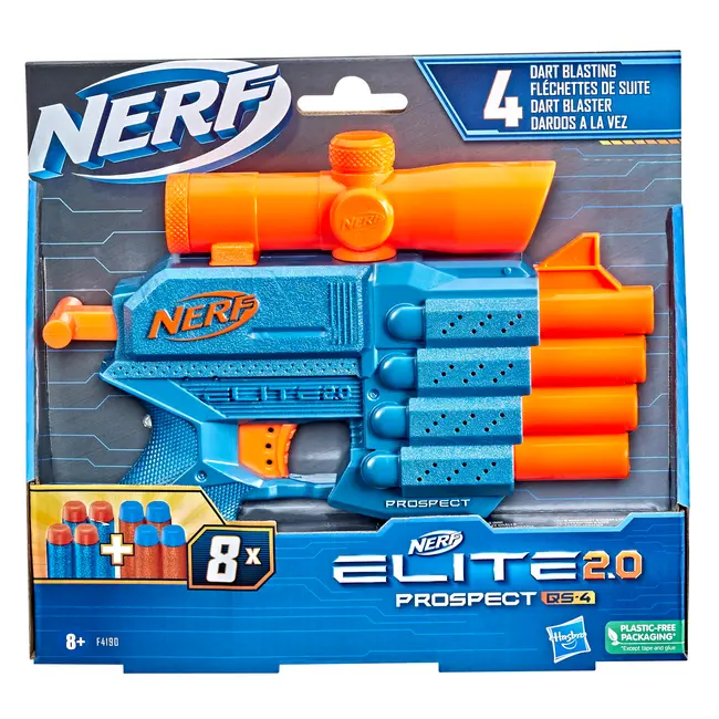 NERF BLASTER ELITE 2.0 PROSPECT QS 4 VIVF4190